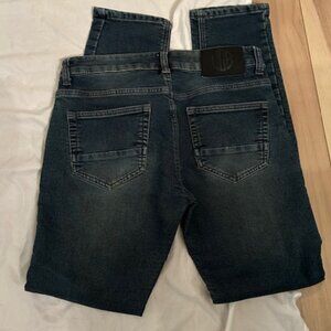 jeans size 30 x 32 blue denim pants jeans womens  vintage genes black